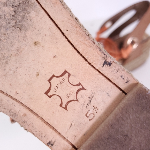 Sam Edelman Strappy Beaded Espadrilles Sandles - Picture 2 of 8